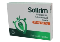 Soltrim Sulfametoxazol Trimetoprima 80/400 Mg Con 20 Tabletas