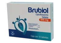 Brubiol Ciprofloxacino 500 Mg Con 10 Tabletas