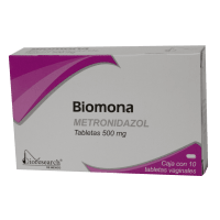Biomona Metronidazol 500 Mg Con 10 Tabletas Vaginales