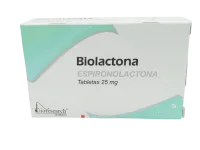 Biolactona 25 Mg Con 20 Tabletas