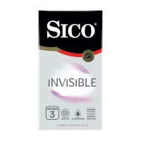 Sico Invisible Condones De Látex 3 Piezas