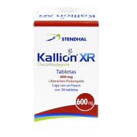 Kallion Xr 600 Mg Con 30 Tabletas