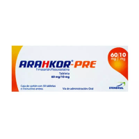 Arahkor-Pre 60/10 Mg Con 30 Tabletas