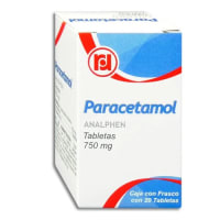 Analphen 750 Mg Con 20 Tabletas