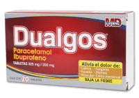 Dualgos 325/200 Mg Con 20 Tabletas