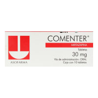 Comenter 30 Mg Con 10 Tabletas