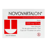 Novovartalon 1500/15 Mg Polvo Para Solución Con 15 Sobres