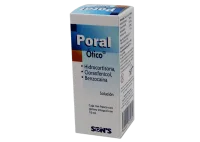 Poral 10/25/20 Mg Solución Ótica Con 10 Ml