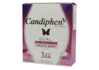 Candiphen V Dual 1% Con Crema 10 G Y 2 Óvulos