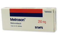 Metroson Metronidazol 250 Mg Con 20 Tabletas