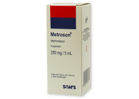 Metroson Metronidazol 250 Mg Suspensión Con 120 Ml