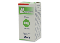 Meropenem 1 G Con 1 Frasco Ámpula