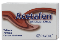 Acetafen 750 Mg Con 12 Tabletas