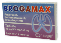 Brogamax Ambroxol Sulfametoxazol Trimetoprim 30/800/160 Mg Con 14 Tabletas