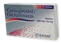 Carisoprodol, Diclofenaco 200/50 Mg Con 20 Tabletas