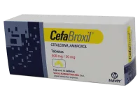 Cefabroxil Ambroxol Cefalexina 500/30 Mg Con 15 Tabletas
