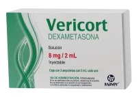 Vericort 8 Mg Con 3 Ampolletas
