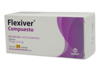 Flexiver Compuesto 15/215 Mg Con 20 Cápsulas