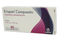 Erispan Compuesto 5/0.25 Mg Con 20 Tabletas