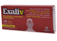 Exaliv 325/5/2 Mg Con 24 Tabletas