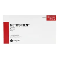 Meticorten 20 Mg Con 30 Tabletas