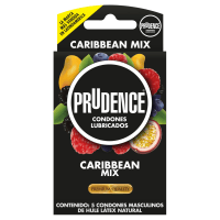 Prudence Condones Sabor Mix Caribbean Con 5 Piezas