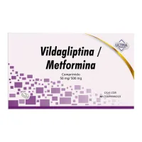 Vildagliptina Metformina 50 Mg/ 500 Mg Con 30 Comprimidos