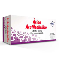 Ácido Acetilsalicílico 100 Mg Liberación Retardada Con 30 Tabletas (Ultra)