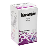 Irbesartán 150 Mg Con 28 Tabletas (Ultra)