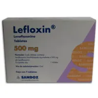 Lefloxin Levofloxacino 500 Mg Con 7 Tabletas