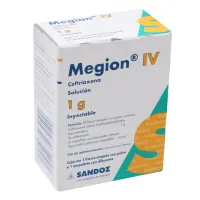 Megion Iv Ceftriaxona 1 G Con 1 Frasco Ámpula