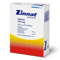Zinnat Cefuroxima 250 Mg Con 10 Tabletas