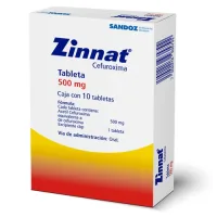 Zinnat Cefuroxima 500 Mg Con 10 Tabletas