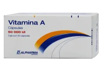 Vitamina A con 40 Tabletas de 50,000 UI