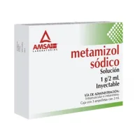 Metamizol Sódico 1 G / 2 Ml Solución Inyectable (Amsa)