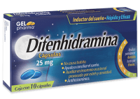 Difenhidramina 25 Mg Con 10 Cápsulas