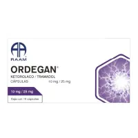 Ordegan 10 Mg/25 Mg Con 10 Cápsulas