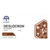 Deslocron 20 Mg Con 30 Tabletas
