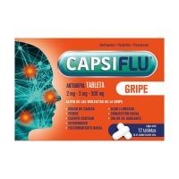 Capsiflu Gripe 2/5/500 Mg Con 12 Tabletas