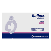 Galbax Pregabalina 75 Mg Con 28 Tabletas