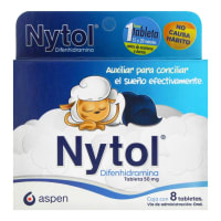 Nytol 50 Mg Con 8 Tabletas