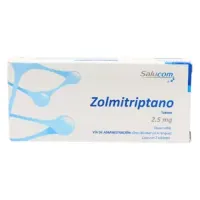 Zolmitriptano 2.5 Mg Con 2 Tabletas