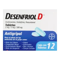 Desenfriol D 2/5/500 Mg Con 12 Tabletas