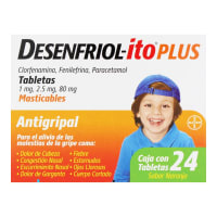 Desenfriol-Ito Plus 1/2.5/80 Mg Con 24 Tabletas