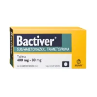 Bactiver Sulfametoxazol Trimetoprima 400/80 Mg Con 20 Tabletas
