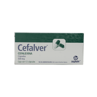 Cefalver 500 Mg Con 12 Cápsulas
