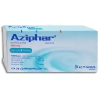 Aziphar Azitromicina 500 Mg Con 3 Tabletas