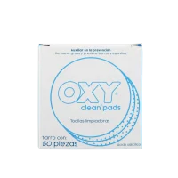 Oxy Clean Pads Ácido Acetilsalicílico Toallitas Limpiadoras Con 50 Piezas