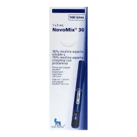 Novomix 30 100 Ui Con 1 Pluma Precargada De 3 Ml