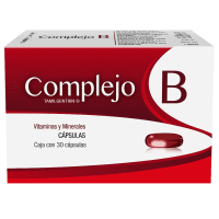 Complejo B Vitaminas Y Minerales Con 30 Cápsulas